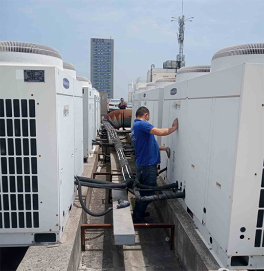 庐阳中央空调制热和不制冷系统维修方法